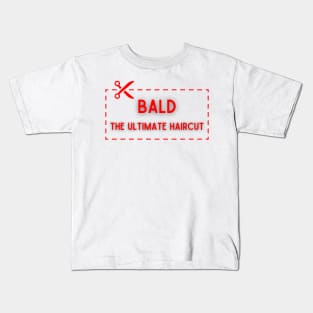 Bald Ultimate Haircut Red Kids T-Shirt